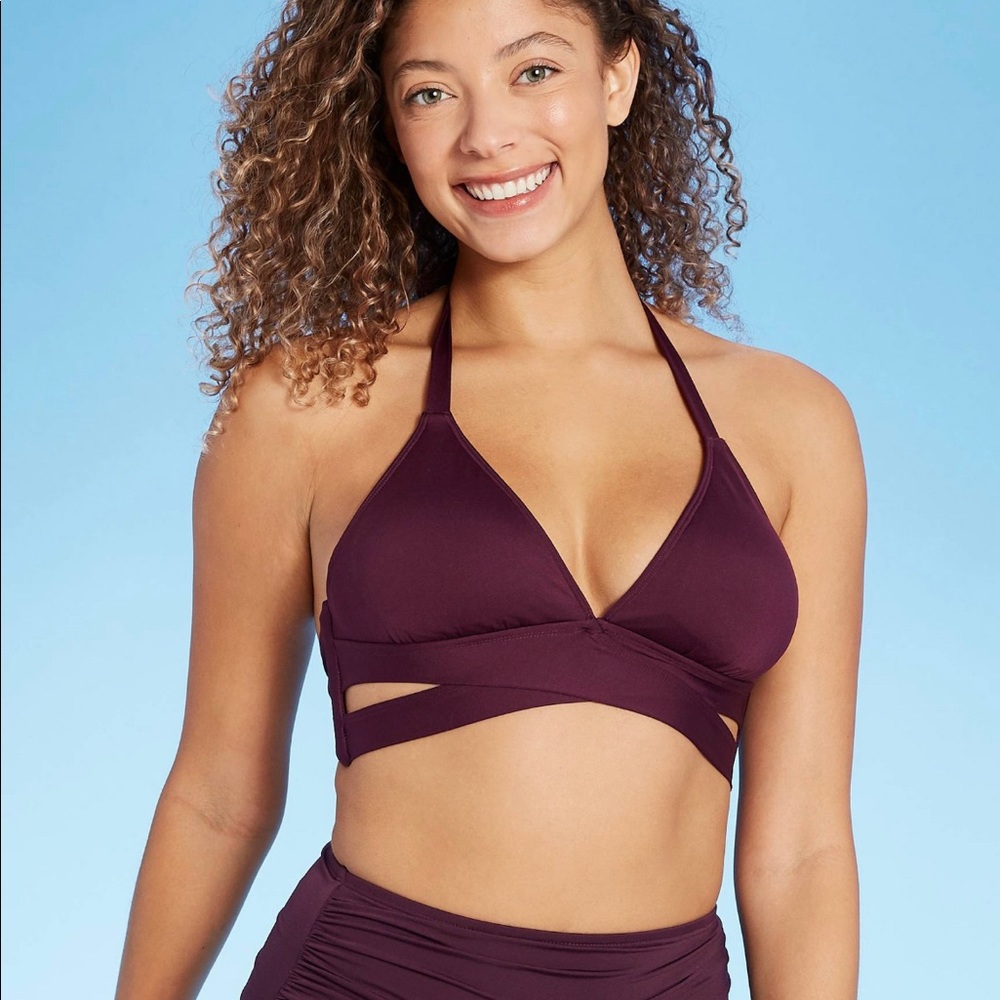 Kona Sol burgundy bikini